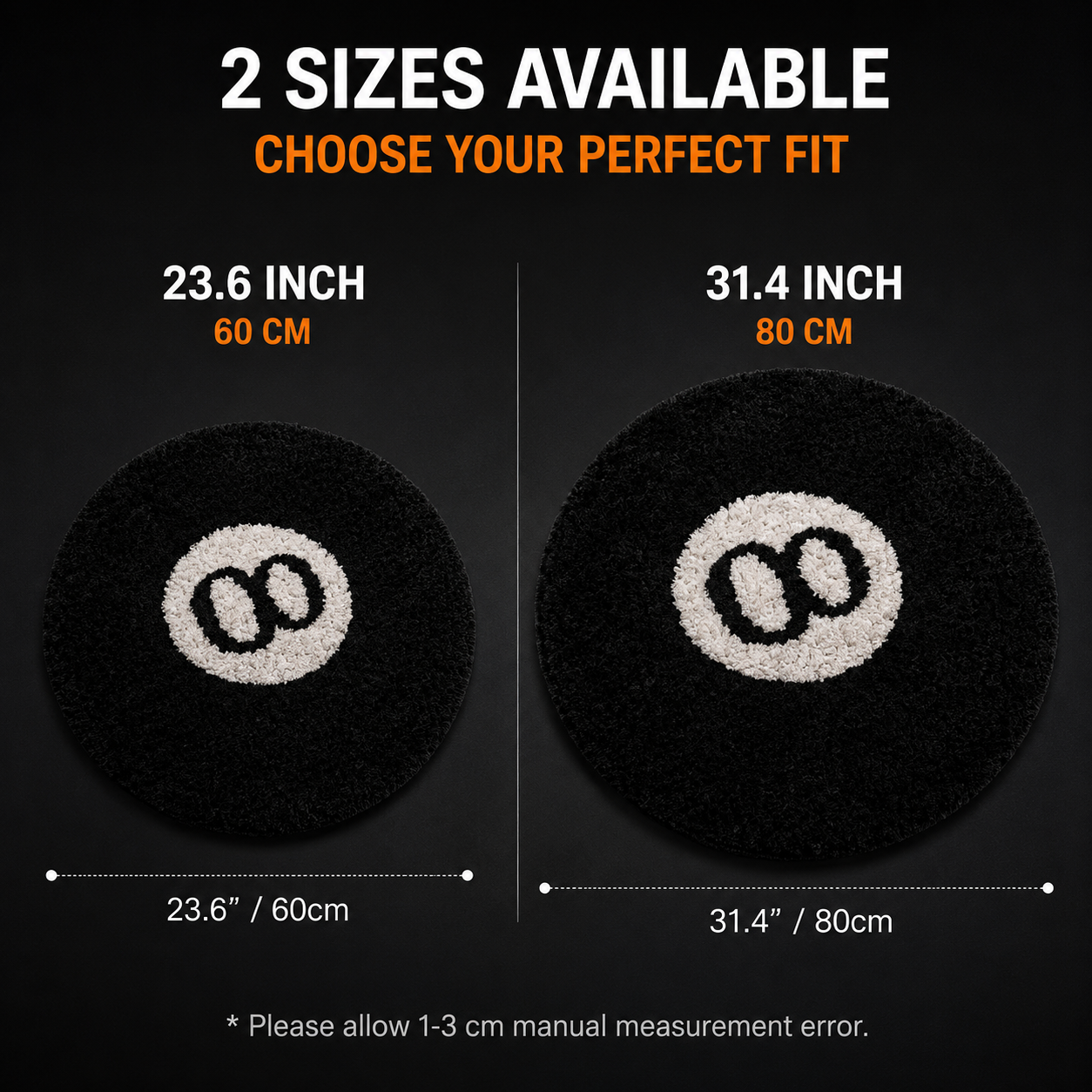Eight Ball Tufted Rug