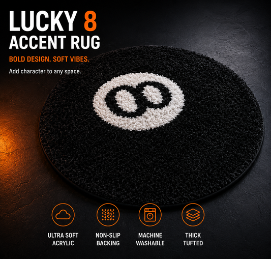 Eight Ball Tufted Rug