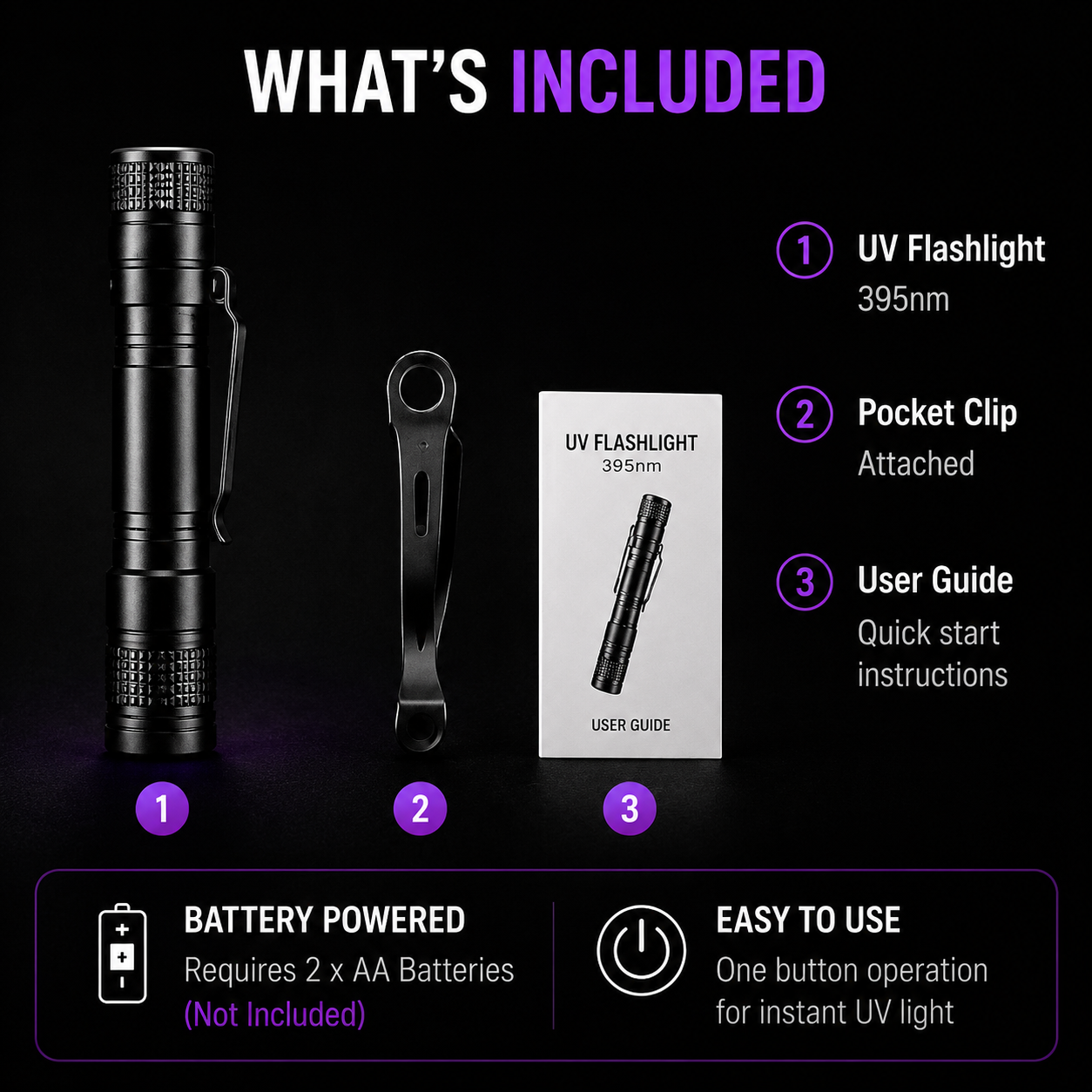 395nm UV Flashlight