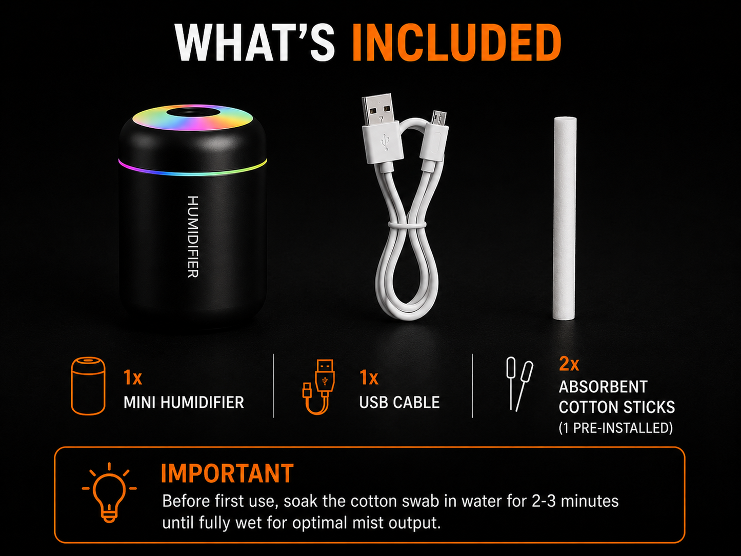 AuraMist Mini Humidifier