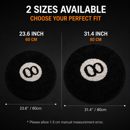 Eight Ball Tufted Rug