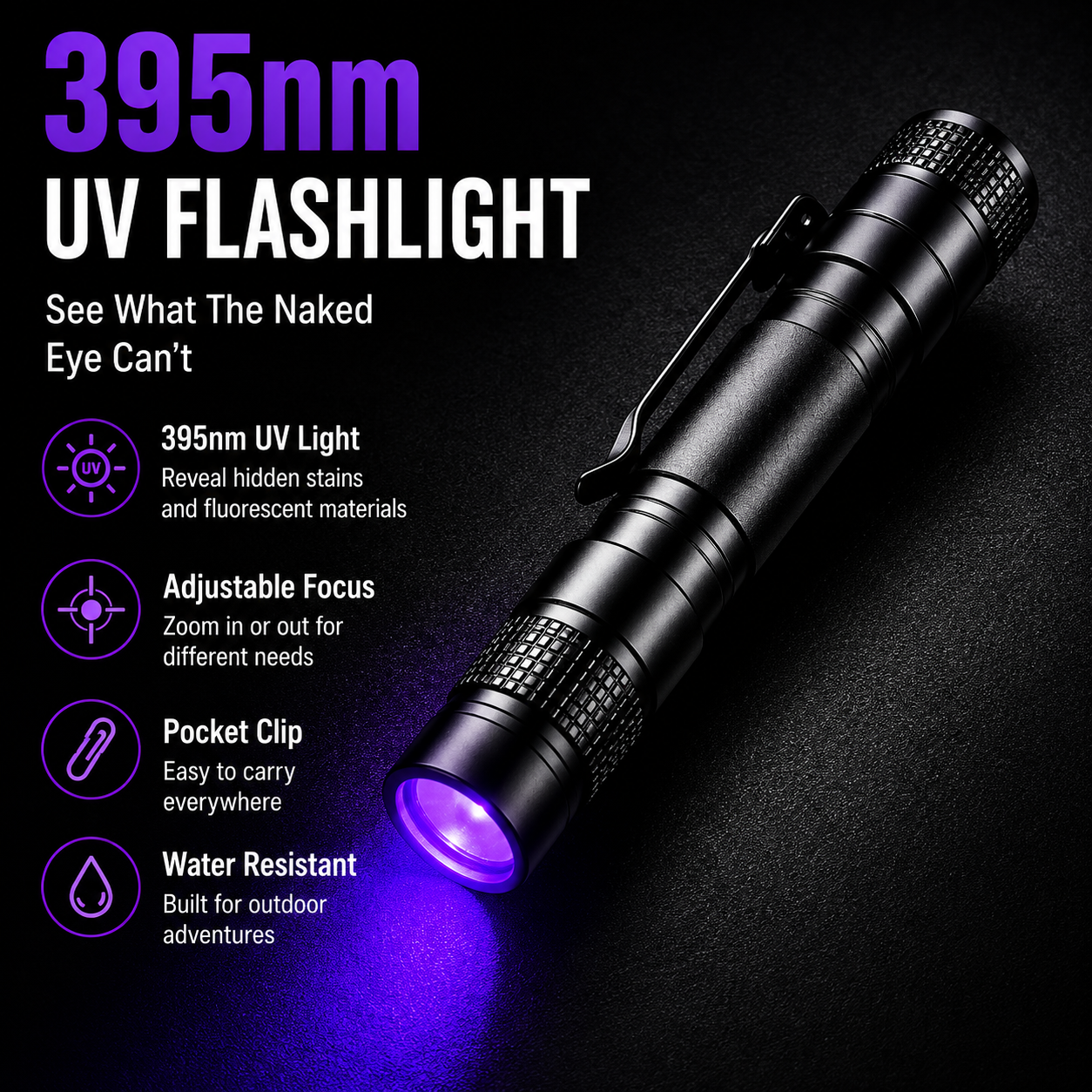 395nm UV Flashlight