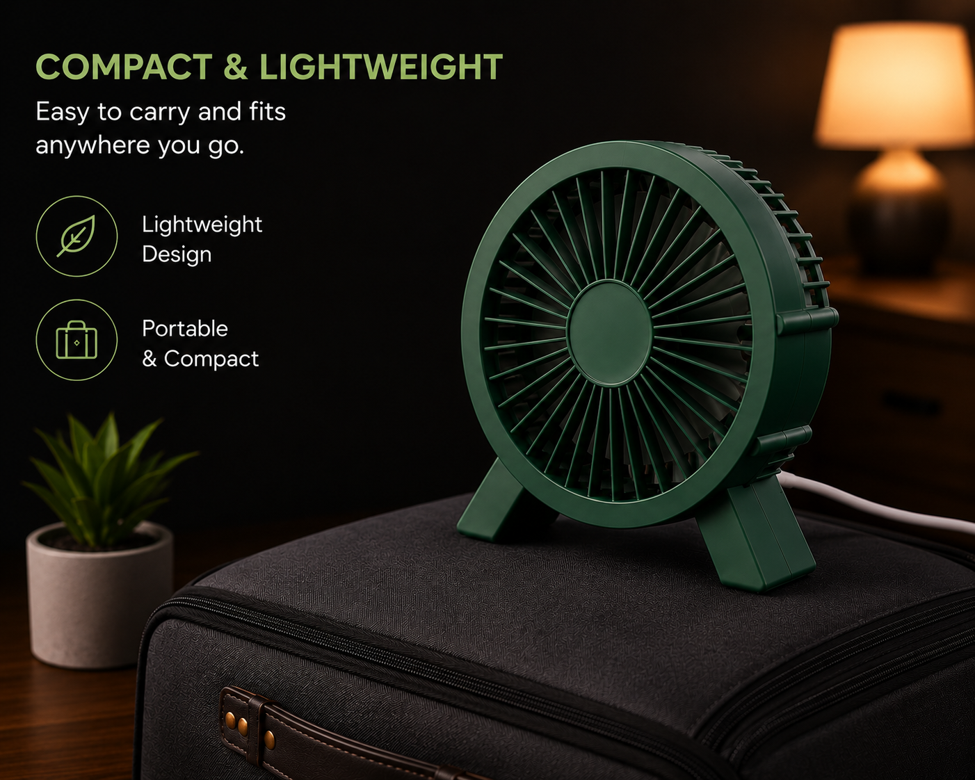Mini Desktop Fan