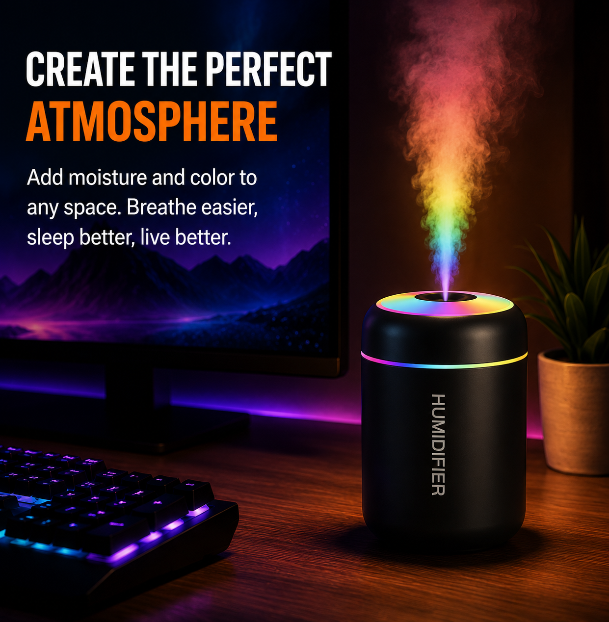 AuraMist Mini Humidifier
