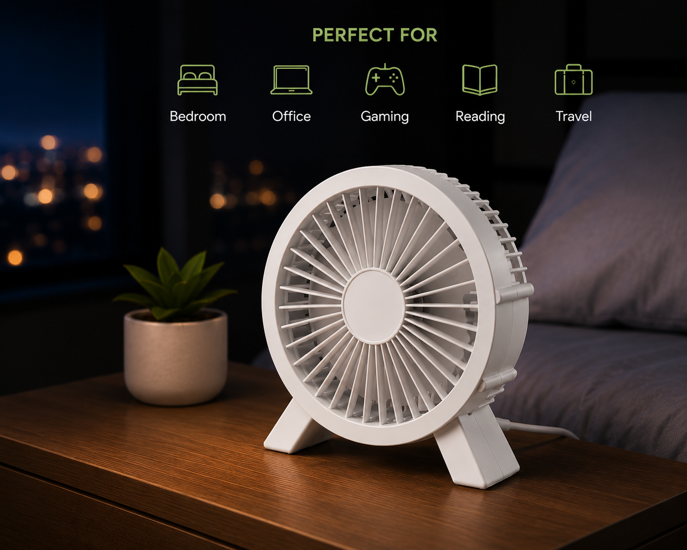 Mini Desktop Fan