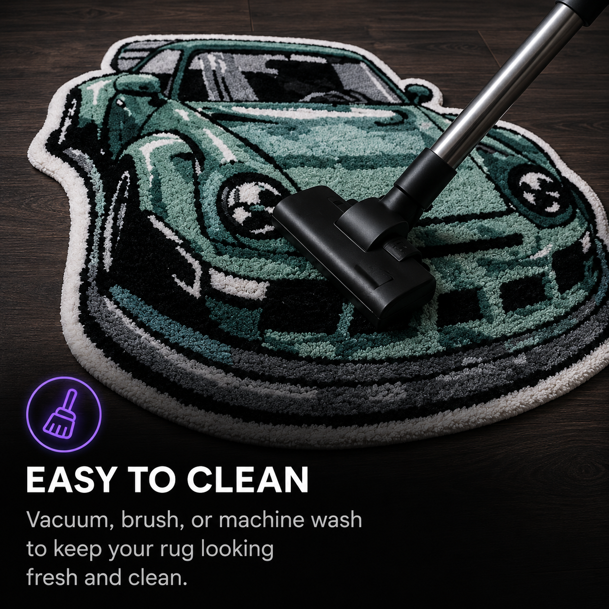 Retro Racer Tufted Rug