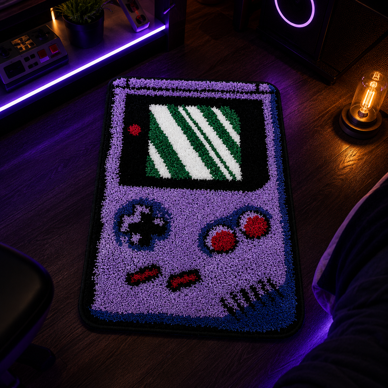 Retro Gaming Accent Rug