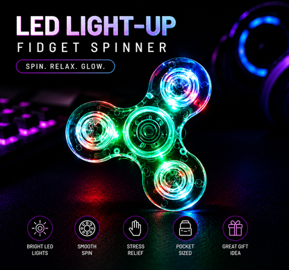 LED Light-Up Fidget Spinner