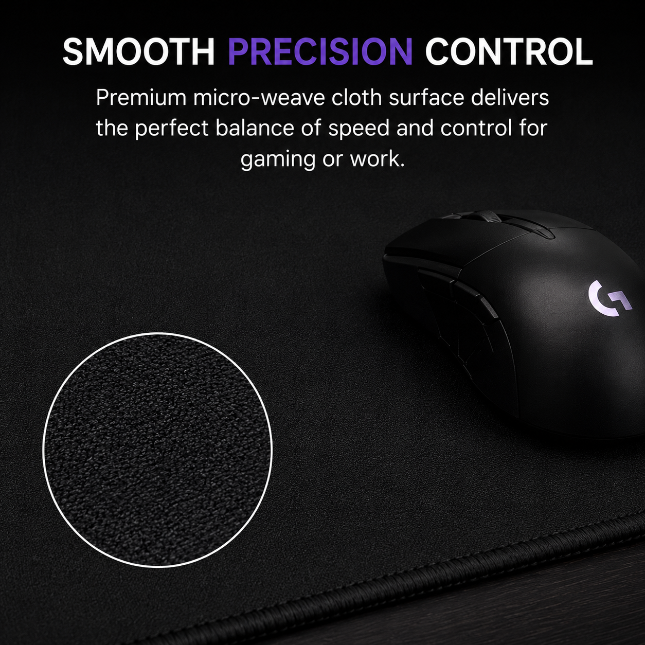 Midnight Extended Mouse Pad