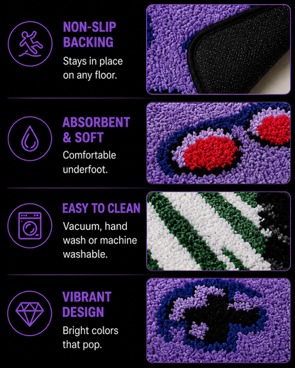 Retro Gaming Accent Rug