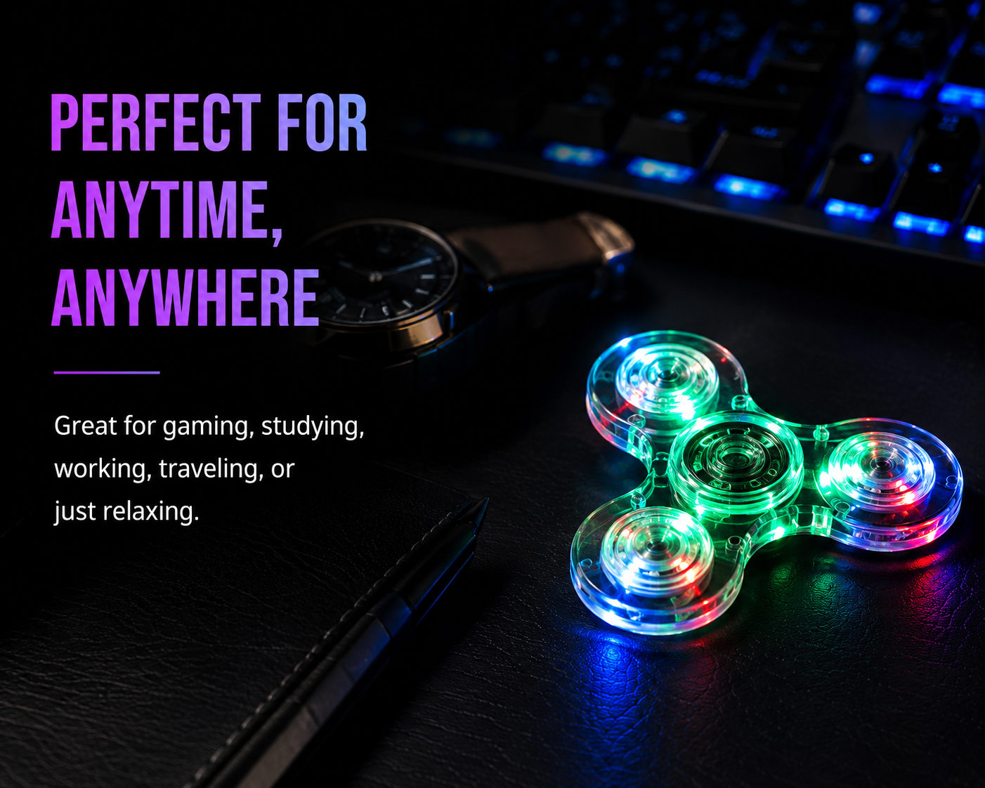LED Light-Up Fidget Spinner
