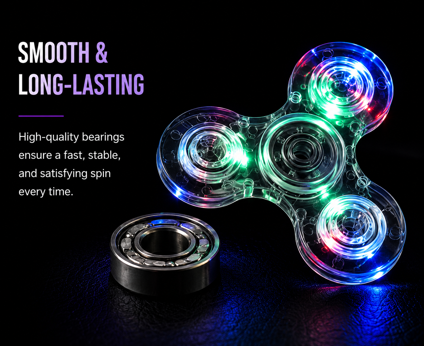 LED Light-Up Fidget Spinner
