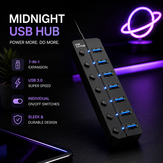 Midnight USB Hub