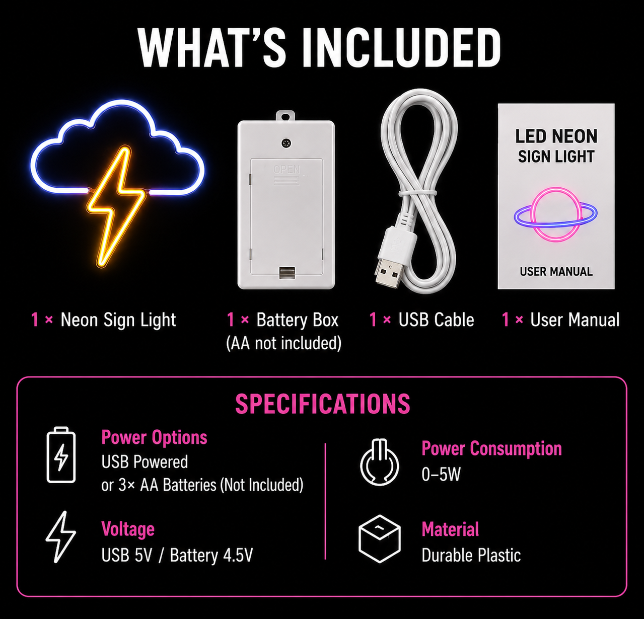 LED Neon Sign Light